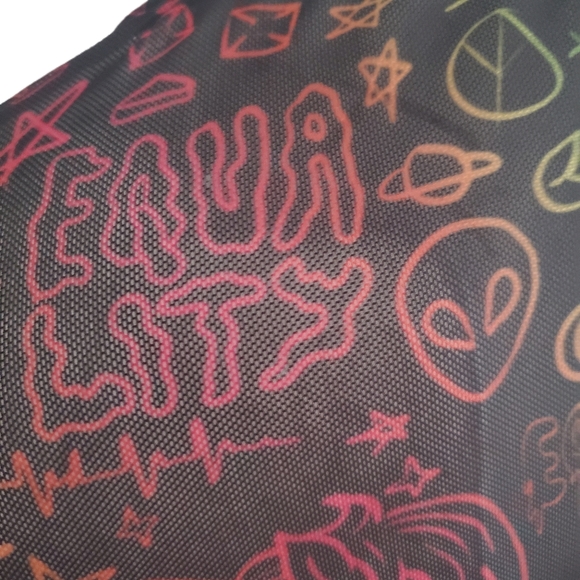 Dolls Kill Pride bell sleeve crop w/ ties - Picture 5 of 7